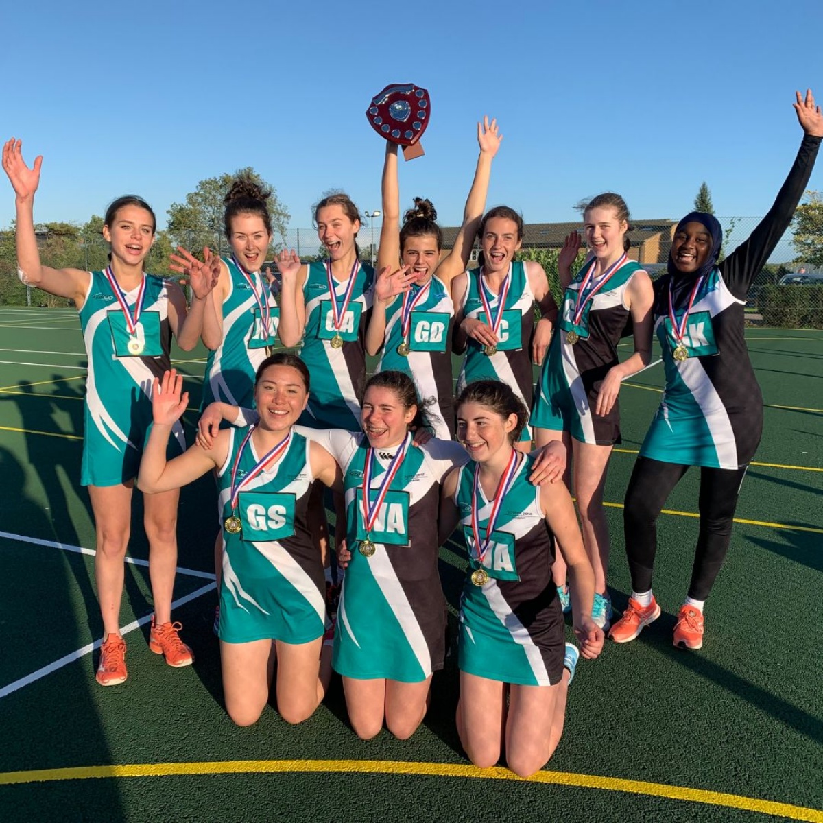 Spf Netball Team Crowned U19 Netball County Champions Stephen Perse